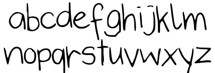 IYSJokeWeMade Font LOWERCASE