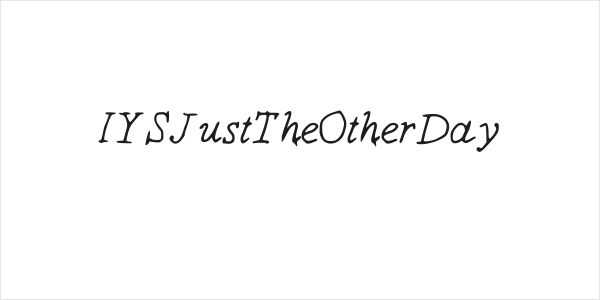 IYSJustTheOtherDay Logo