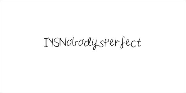 IYSNobodysPerfect Logo