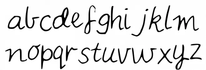 IYSNobodysPerfect Fonte MINÚSCULAS