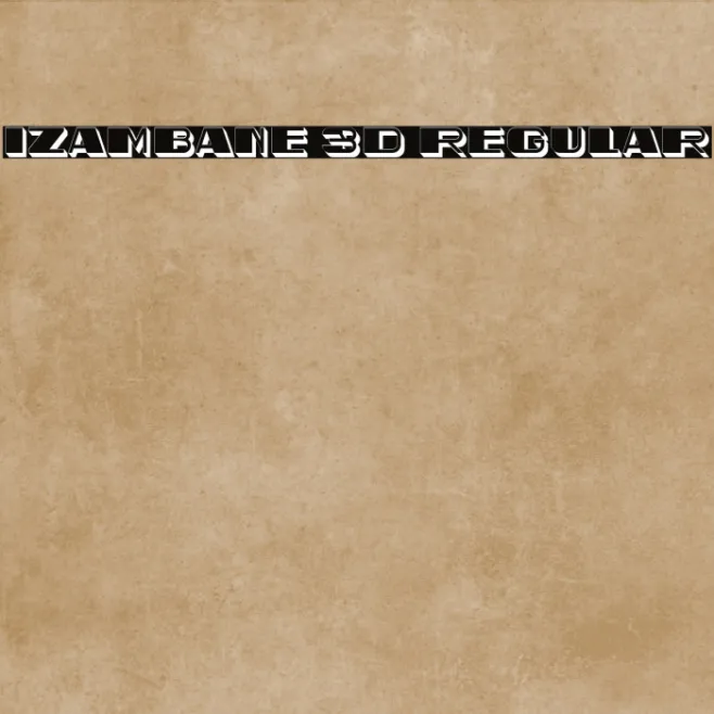 Izambane 3D Regular Example 3