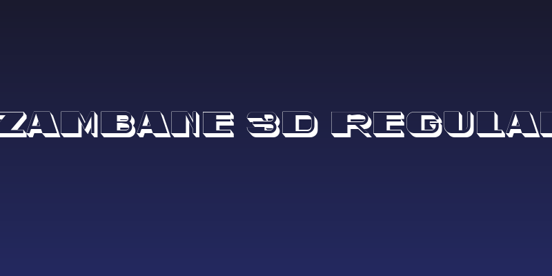 Izambane 3D Regular Social Header