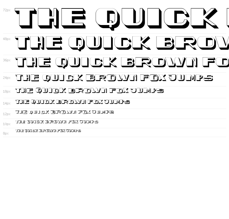 Izambane 3D Regular Waterfall