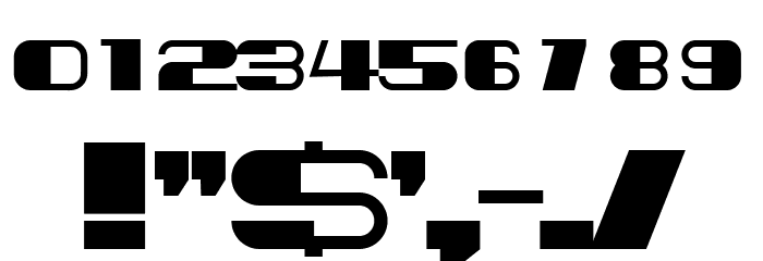 Izambane Regular Font OTHER CHARS