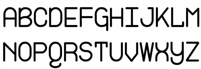Izayoi Monospaced 字体 大写