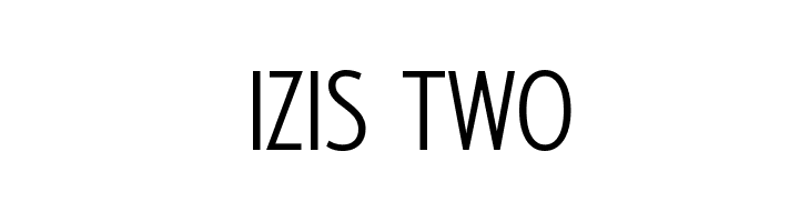 Izis Two  font caratteri gratis