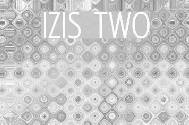 Izis Two Font examples