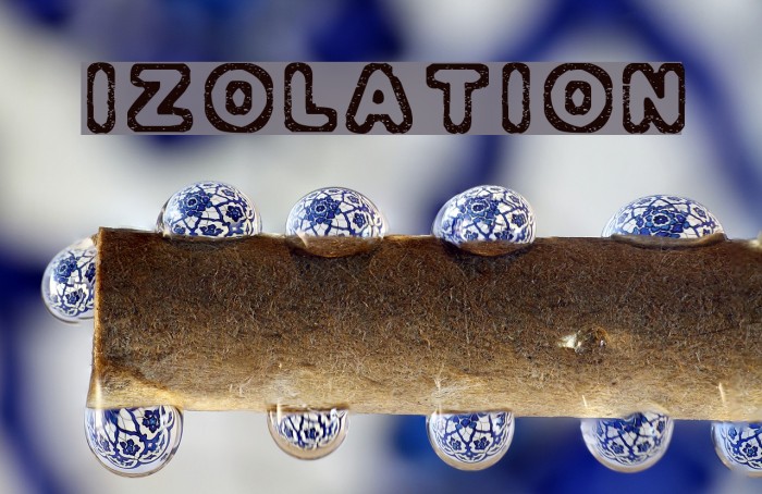 Izolation Font examples