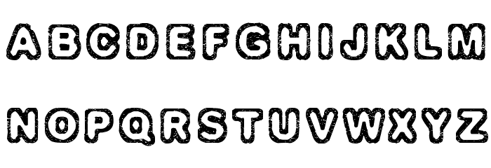 Izolation Font LOWERCASE