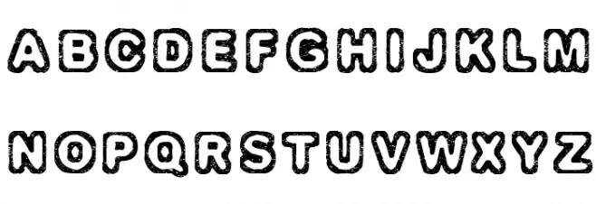 Izolation Font LOWERCASE