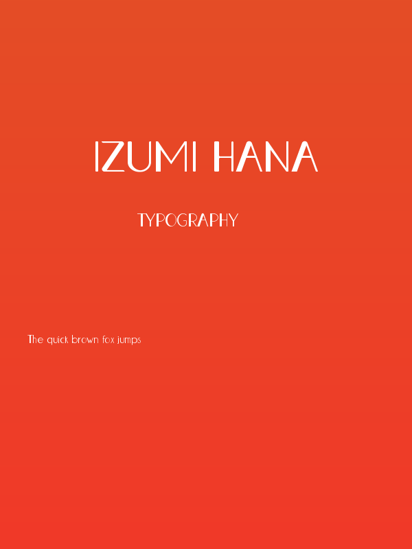 Izumi Hana Poster