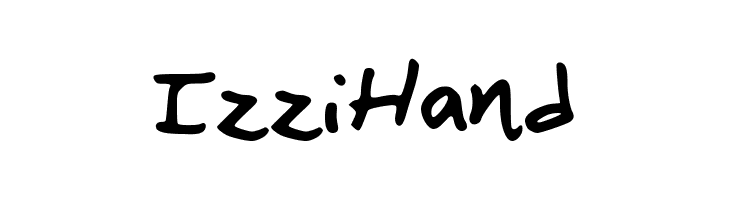 IzziHand Fonte