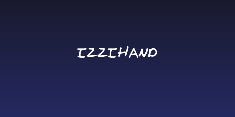 IzziHand Social Header