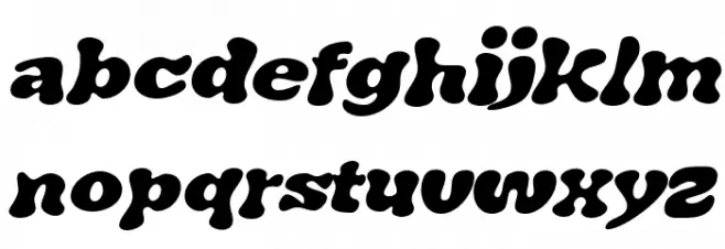 J. Airplane swash Italic 字体 小写