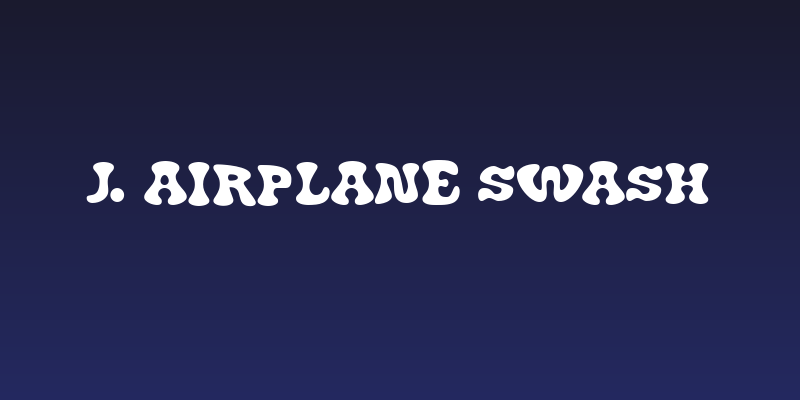 J. Airplane swash Social Header