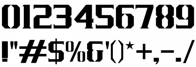 J-LOG Cameron Edge Normal Font Alte caractere