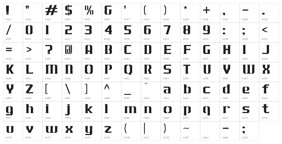 J-LOG Cameron Edge Normal Character Map