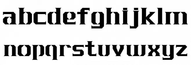 J-LOG Cameron Edge Normal Font Litere mici