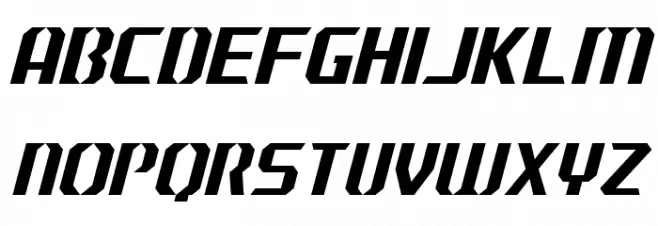 J-LOG Cameron Edge Sans Normal Italic خط أحرف كبيرة