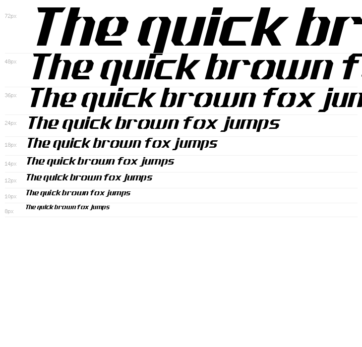 J-LOG Cameron Edge Sans Normal Italic Waterfall