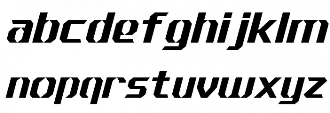J-LOG Cameron Edge Sans Normal Italic Шрифта строчной