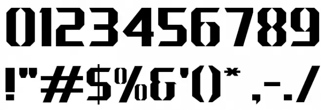 J-LOG Cameron Edge Sans Normal フォント その他の文字