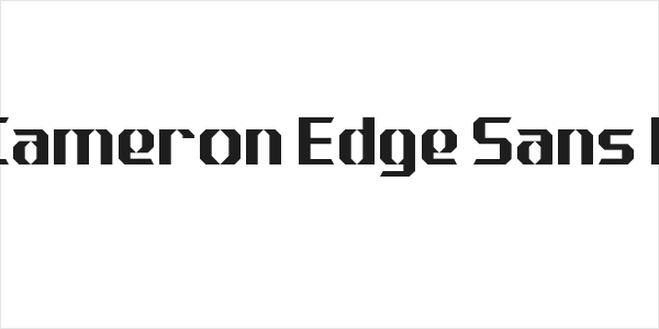 J-LOG Cameron Edge Sans Normal Logo