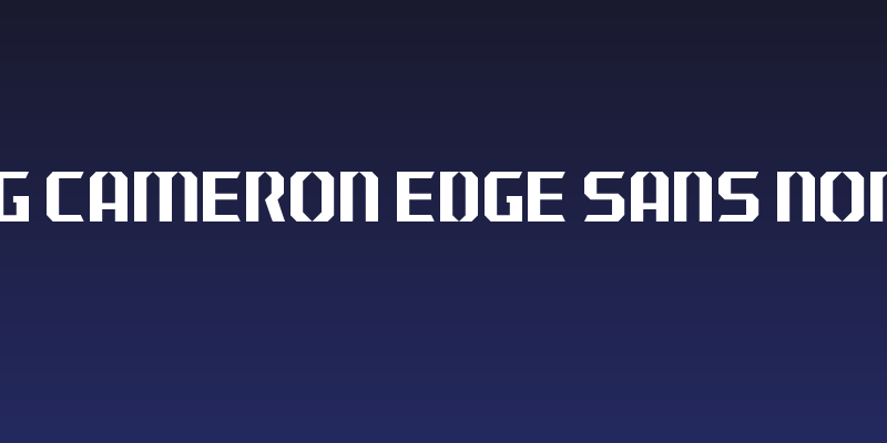 J-LOG Cameron Edge Sans Normal Social Header