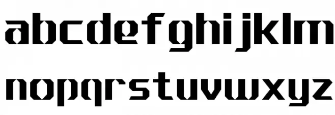 J-LOG Cameron Edge Sans Normal フォント 小文字