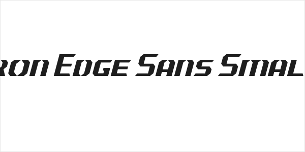 J-LOG Cameron Edge Sans Small Caps Italic Logo