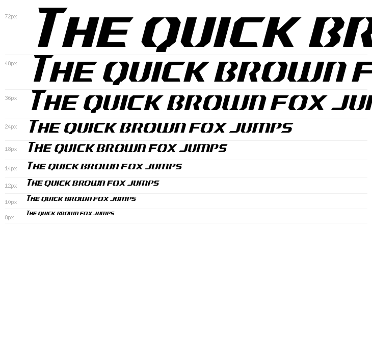 J-LOG Cameron Edge Sans Small Caps Italic Waterfall