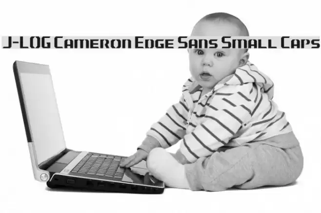 J-LOG Cameron Edge Sans Small Caps フォント examples