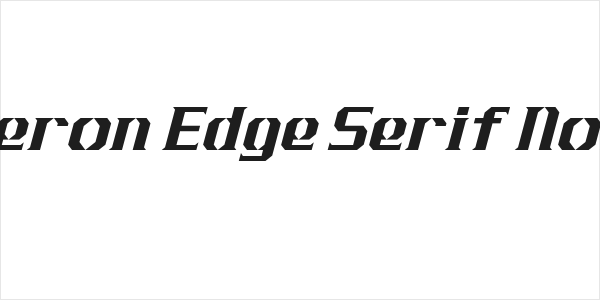 J-LOG Cameron Edge Serif Normal Italic Logo