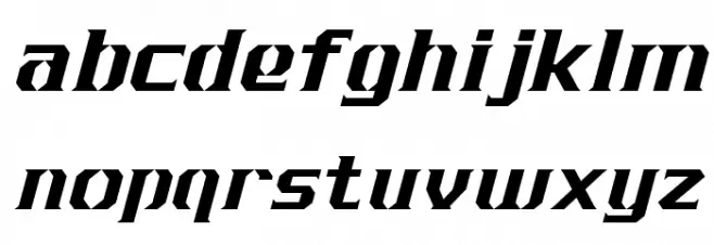 J-LOG Cameron Edge Serif Normal Italic フォント 小文字
