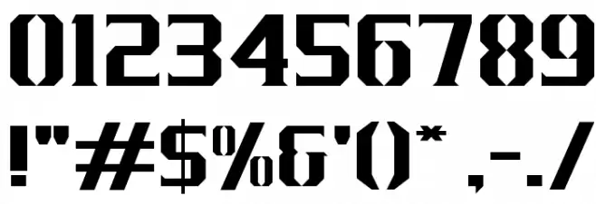 J-LOG Cameron Edge Serif Normal Font OTHER CHARS