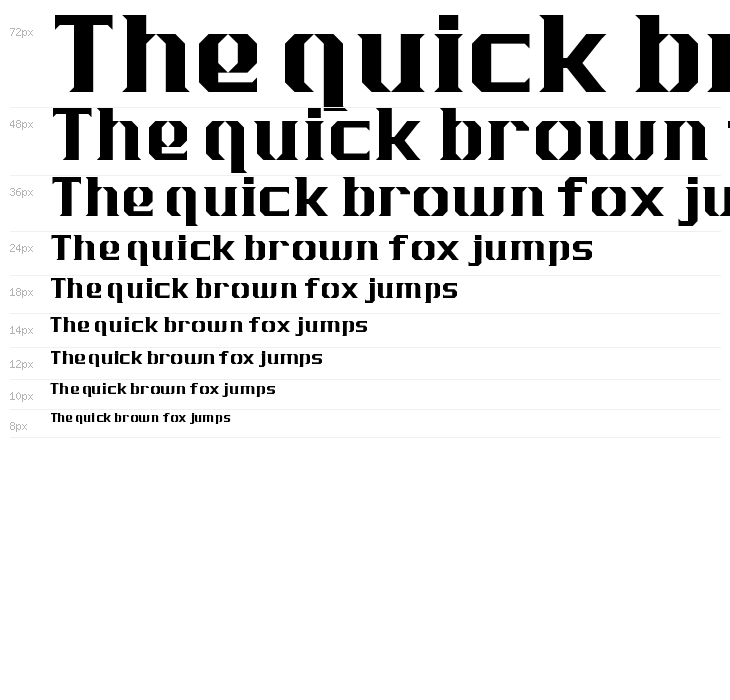 J-LOG Cameron Edge Serif Normal Waterfall