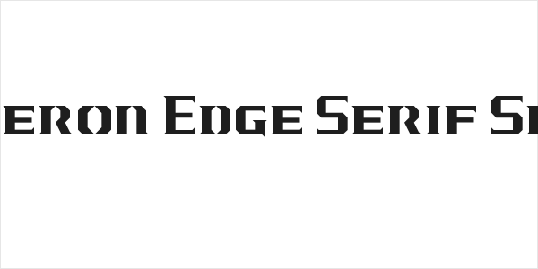 J-LOG Cameron Edge Serif Small Caps Logo