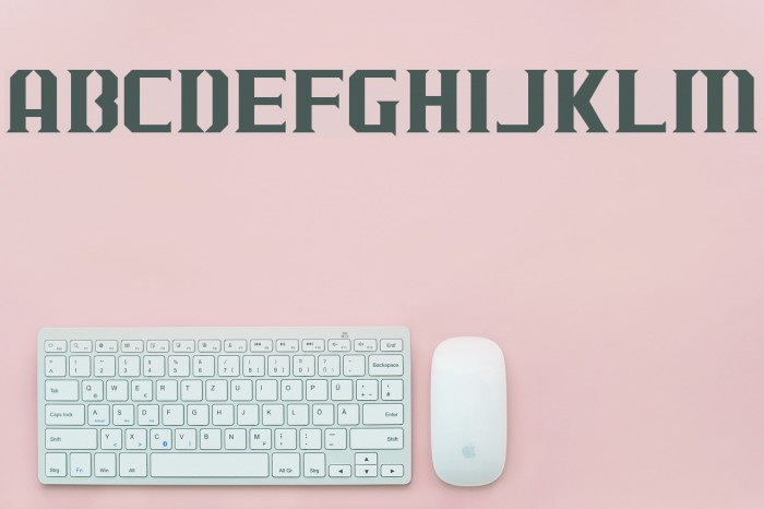 J-LOG Cameron Edge Small Caps Font examples