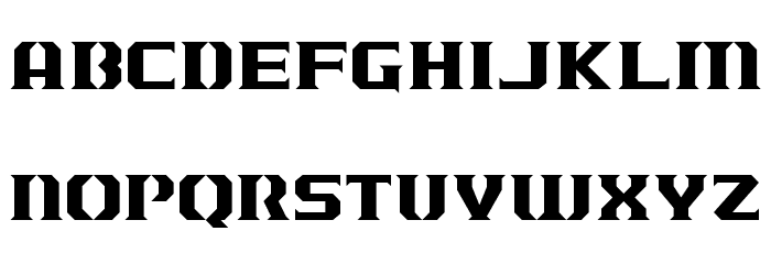 J-LOG Cameron Edge Small Caps Font LOWERCASE