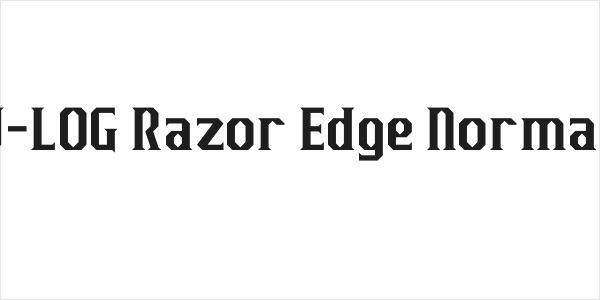 J-LOG Razor Edge Normal Logo