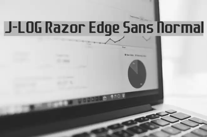 J-LOG Razor Edge Sans Normal フォント examples