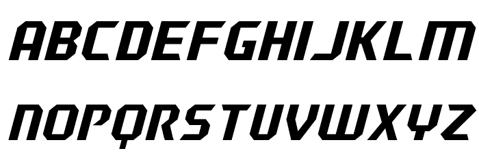 J-LOG Razor Edge Sans Small Caps Italic Font LOWERCASE