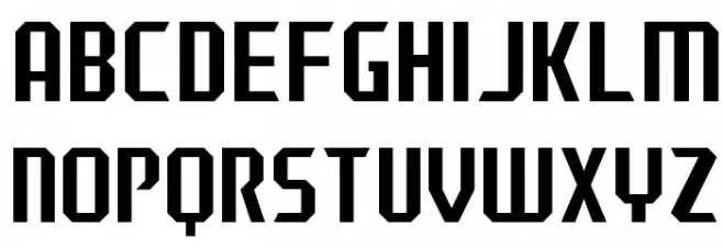 J-LOG Razor Edge Sans Small Caps Font Litere mari