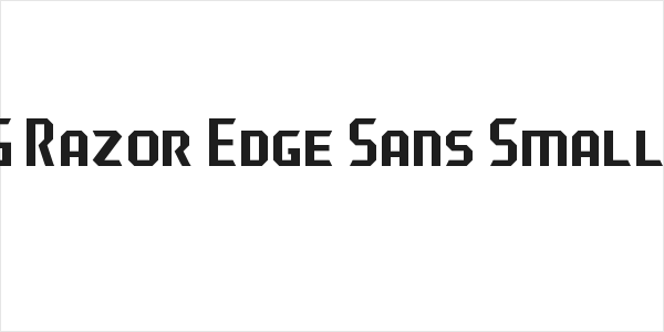 J-LOG Razor Edge Sans Small Caps Logo