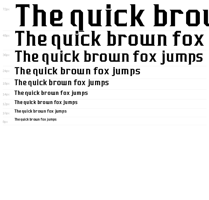 J-LOG Razor Edge Serif Normal Waterfall