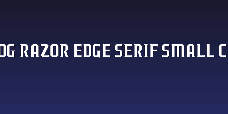 J-LOG Razor Edge Serif Small Caps Social Header