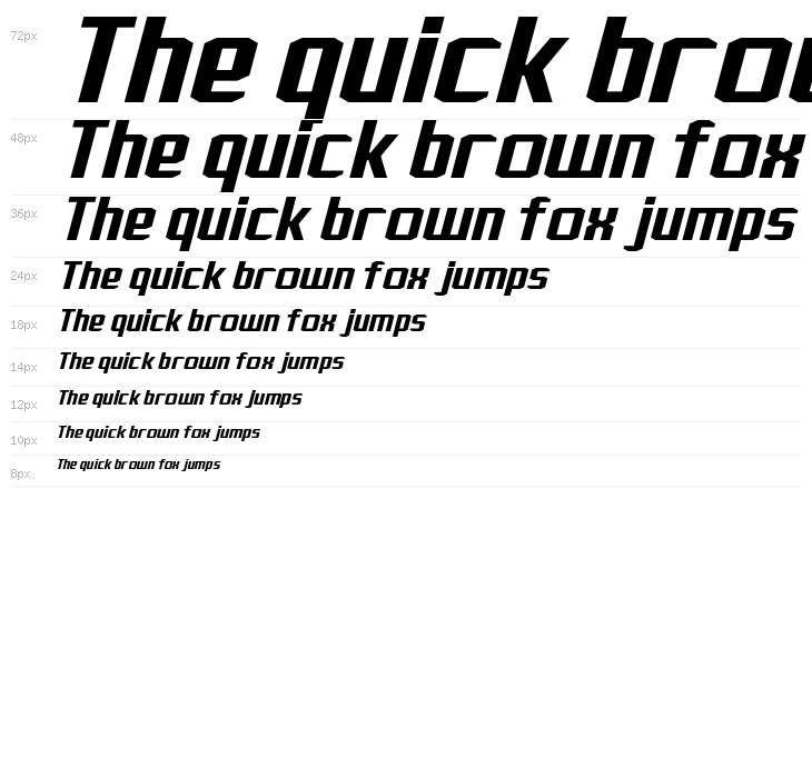 J-LOG Rebellion Sans Normal Italic Waterfall