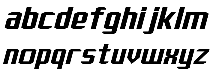 J-LOG Rebellion Sans Normal Italic フォント 小文字