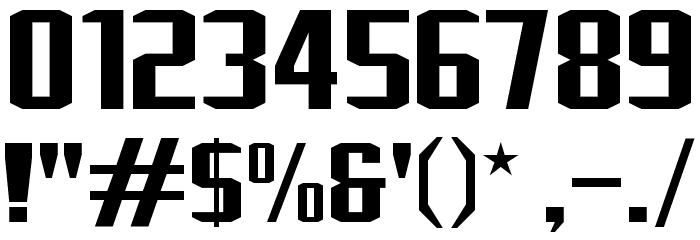 J-LOG Rebellion Sans Normal Font OTHER CHARS