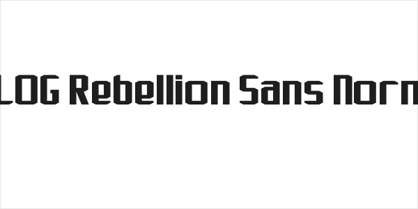 J-LOG Rebellion Sans Normal Logo